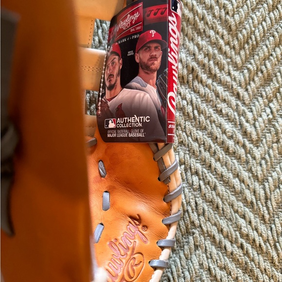 Rawlings 12 3/4 Authentic Major league Baseball Glove. Finger Shift Model - Picture 3 of 7